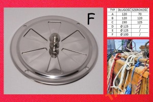 KRATKA 100 MM WENTYLACYJNA REGULOWANA NIERDZEWNA