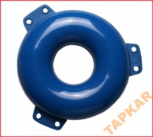 HHR01 ODBIJACZ JACHTOWY OKRĄGŁY 10X33 NIEBIESKI