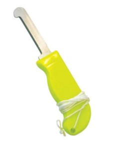 GA47 NÓŻ BEZPIECZNY PŁYWAJĄCY LIMONKOWY 