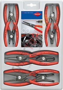 KNIPEX 002004SB ZESTAW SZCZYPIEC SEGERA DO PIERŚCIENI OSADCZYCH 