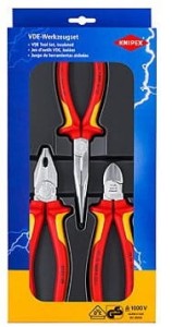 KNIPEX 002012 ZESTAW SZCZYPIEC IZOLOWANYCH