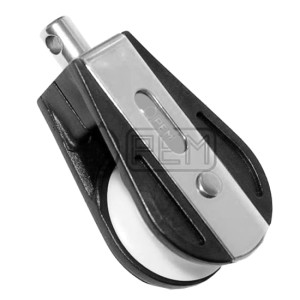 PEM 401X BLOK POJEDYNCZY NIERDZEWNY A2 ŁOŻYSKOWANY BLOCZEK