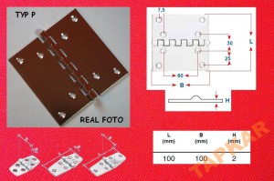 ZAWIAS 8049P NIERDZEWNY A2 100X100X2 KWASOODPORNY
