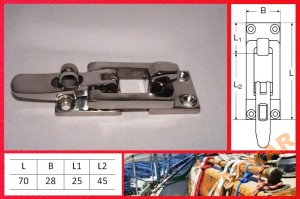 ZATRZASK 70X28 POLEROWANY KWASOODPORNY A4 NIERDZEWNY KANDAHAR