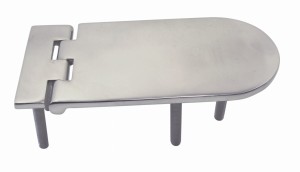 8913 ZAWIAS 134X65X4 ZE ŚRUBAMI M6X45 NIERDZEWNY A4