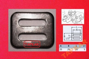 STOPER NURKOWY NIERDZEWNY TAŚMA 25 MM GRUBOŚĆ 3 MM