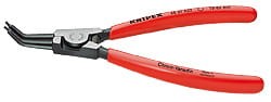 KNIPEX 4631A42 SZCZYPCE DO PIERŚCIENI SEGERA (OSADCZYCH) SPRĘŻYNUJĄCYCH - DO MONTAŻU PIERŚCIENI ZEWNĘTRZNYCH NA WAŁKACH 45° BENT