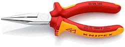 KNIPEX 2506160 SZCZYPCE TNĄCE PÓŁOKRĄGŁE RADIOWO-TELEFONICZNE
