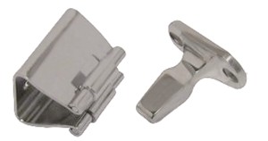 8592 ZATRZAŚNIK ŚREDNI STOPER DO DRZWI ZATRZASKOWY NIERDZEWNY A2