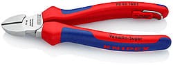 KNIPEX 7005160T SZCZYPCE TNĄCE BOCZNE Z ZACZEPEM ZABEZPIECZAJĄCYM