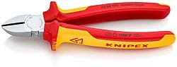 KNIPEX 7006180 SZCZYPCE TNĄCE BOCZNE IZOLOWANE