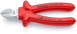 KNIPEX 7007160 SZCZYPCE TNĄCE BOCZNE IZOLOWANE