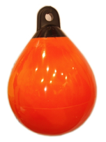 HO52 ODBIJACZ KULISTY 45X62 POMPOWANY POMARAŃCZ