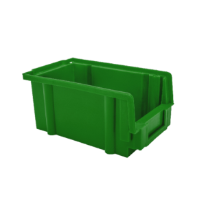 SKRZYNKA MAGAZYNOWA TYP 2 298x179x149 MM ZIELONA PROD.PL 