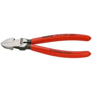KNIPEX 7251160 SZCZYPCE TNĄCE BOCZNE DO ŚWIATŁOWODÓW - KABLI Z WŁÓKNEM SZKLANYM
