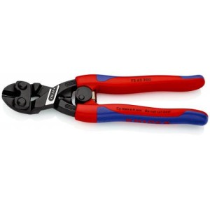 KNIPEX 7262200 SZCZYPCE O ZWIĘKSZONYM PRZEŁOŻENIU DO CIĘCIA PŁASKIEGO DO METALI MIĘKKICH I TWORZYW SZTUCZNYCH