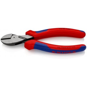 KNIPEX 7302160 KOMPAKTOWE SZCZYPCE TNĄCE BOCZNE Z WYSOKIM PRZEŁOŻENIEM DŹWIGNI