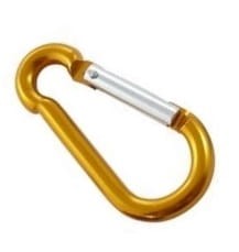 KARABIŃCZYK ALUMINIOWY 8488 BRELOCZEK ŻÓŁTY 6X60