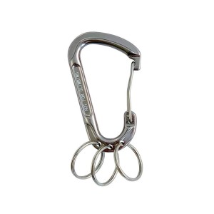 KARABIŃCZYK 814960 BRELOK ALUMINIOWY SREBRNY 76X45