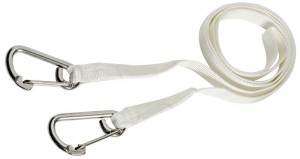 LIFELINKA DO PASÓW BEZPIECZEŃSTWA 2,5M 2 KARABIŃCZYKI BIAŁA 2315170