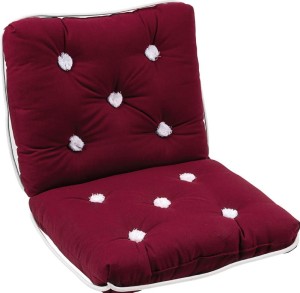 PODUSZKA BAWEŁNIANA NIEPRZEMAKALNA Z OPARCIEM 430x750MM BORDOWA 2443023