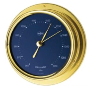 BAROMETR BARIGO REGATTA POLEROWANY MOSIĄDZ NIEBIESKA TARCZA 2836522