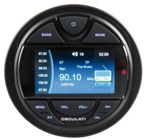 RADIO M3-TFT DO MONTAŻU NA DESCE ROZDZIELCZEJ Z PILOTEM 2953002