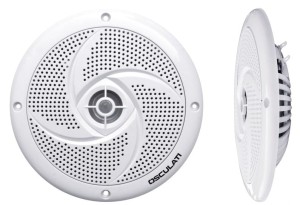 KOLUMNY STEREO ULTRA PŁASKIE Z PODWÓJNYM STOŻKIEM 2 SZT TYP 5,25" BIAŁE 2974203