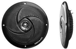 KOLUMNY STEREO ULTRA PŁASKIE Z PODWÓJNYM STOŻKIEM 2 SZT TYP 6,5" CZARNE 2974206