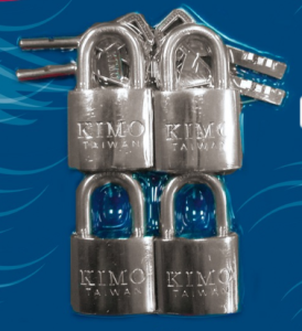 ZESTAW 4 KŁÓDEK Z KLUCZYKIEM SYSTEM BEZPIECZEŃSTWA ABLOY 30MM 3802234