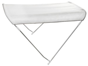 BIMINI DASZEK SKŁADANY 2 ŁUKI ALUMINIUM BIAŁY 130-140CM 4690121