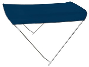 BIMINI DASZEK SKŁADANY 2 ŁUKI ALUMINIUM NIEBIESKI 130-140CM 4690131