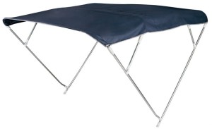 BIMINI DEPTH 4 ŁUKI DASZEK SKŁADANY ALUMINIUM NIEBIESKI 210-220CM 4691818
