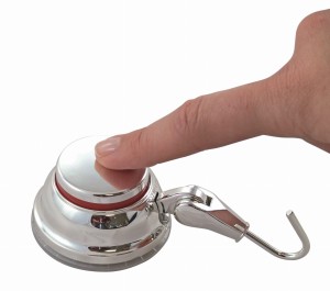 814758 WIESZAK NA BIELIZNĘ SREBRNY PLASTIKOWY L = 100