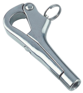 ZAPIĘCIE HAKOWE 8283 PELIKAN INOX A4 M12 L=150