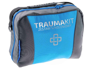 TRAUMA KIT Zestaw szkoleniowy AWKK - Podstawowy - Torba 4 (bez opasek zaciskowych - niebieski)