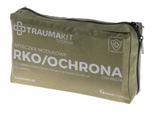 TRAUMA KIT Apteczka Modułowa RKO/Ochrona Osobista (A) (zielony)