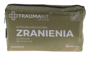 TRAUMA KIT Apteczka Modułowa (R) - Zranienia (zielony)