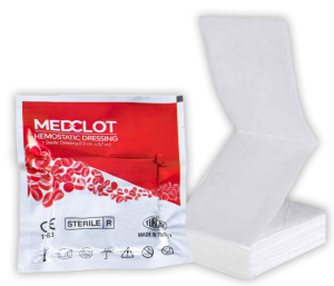 Opatrunek hemostatyczny Medclot 7,5cm x 370cm (combat gauze)