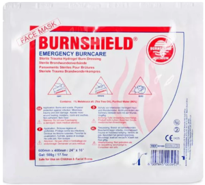 Opatrunek hydrożelowy Burnshield 40x60cm na twarz