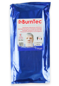 Opatrunek hydrożelowy BurnTec na twarz 25x25 cm