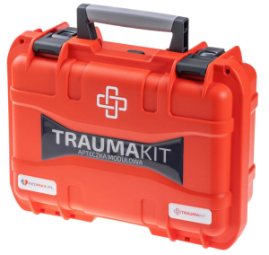 TRAUMA KIT - Walizka Auer 6 (bez wyposażenia-pomarańczowy)