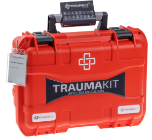 TRAUMA KIT - Walizka Auer 8 (bez wyposażenia-pomarańczowy)