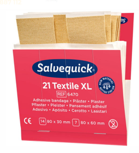 Plaster tekstylny Salvequick Cederroth XL 21szt.