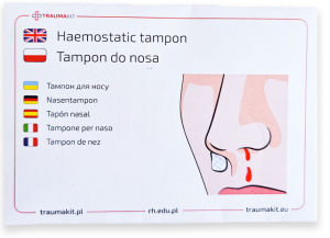 Tampon do nosa do tamowania krwotoków Stop Hemo 2 szt.