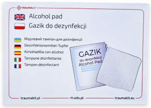 Gazik do dezynfekcji skóry AlcoCLEAN Zarys 5szt.