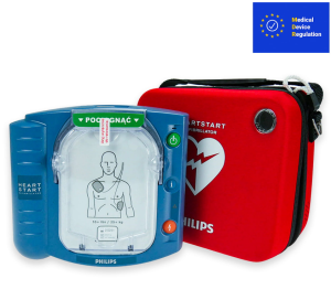 Defibrylator AED Philips HS1 w torbie Standard