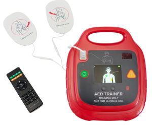 Defibrylator szkoleniowy Trainer AED 112p z wyświetlaczem (czerwony)