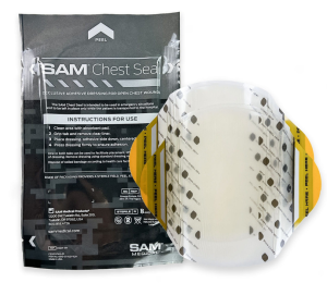Opatrunek okluzyjny SAM Chest Seal (2 szt.)