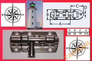 ZASUWA MAŁA NIERDZEWNA A4 POLEROWANA